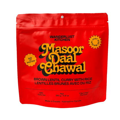 Wanderlust Kitchen Masoor Daal Chawal (Brown lentil curry with rice) 