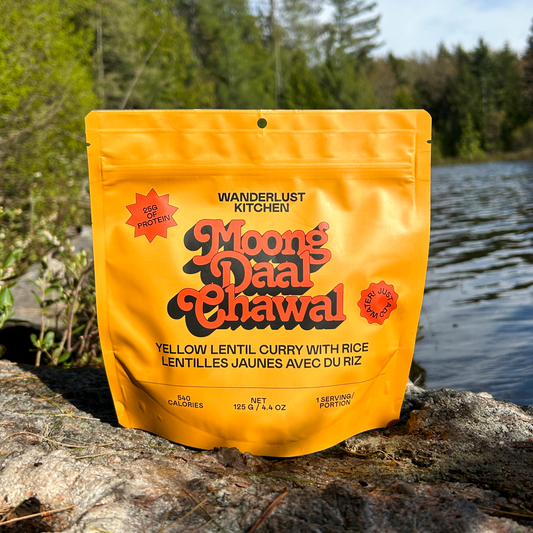 Moong daal by a lake